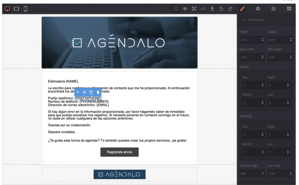Mailing masivo Agendalo